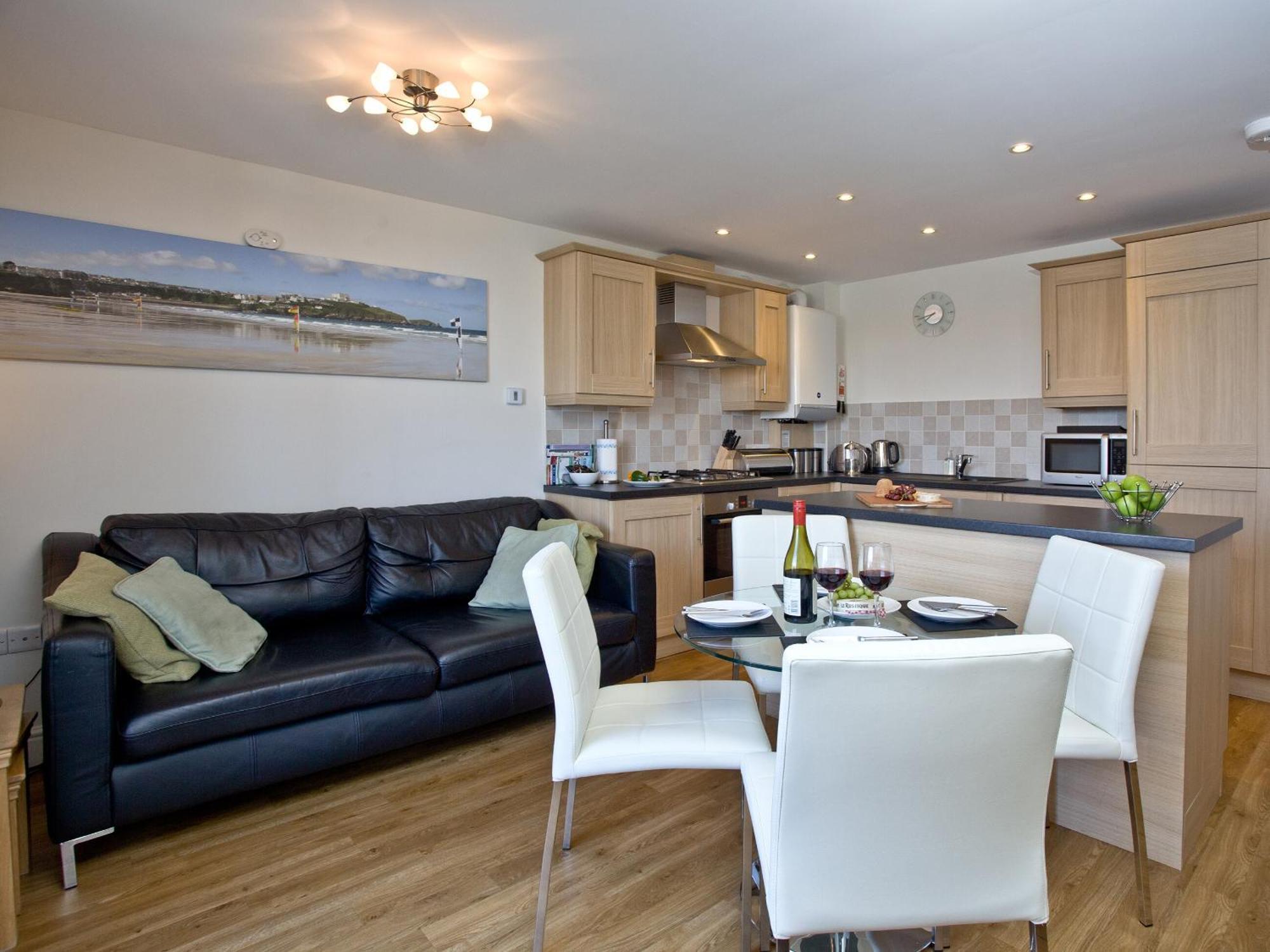 1 Harbour View Apartment Newquay  Bagian luar foto