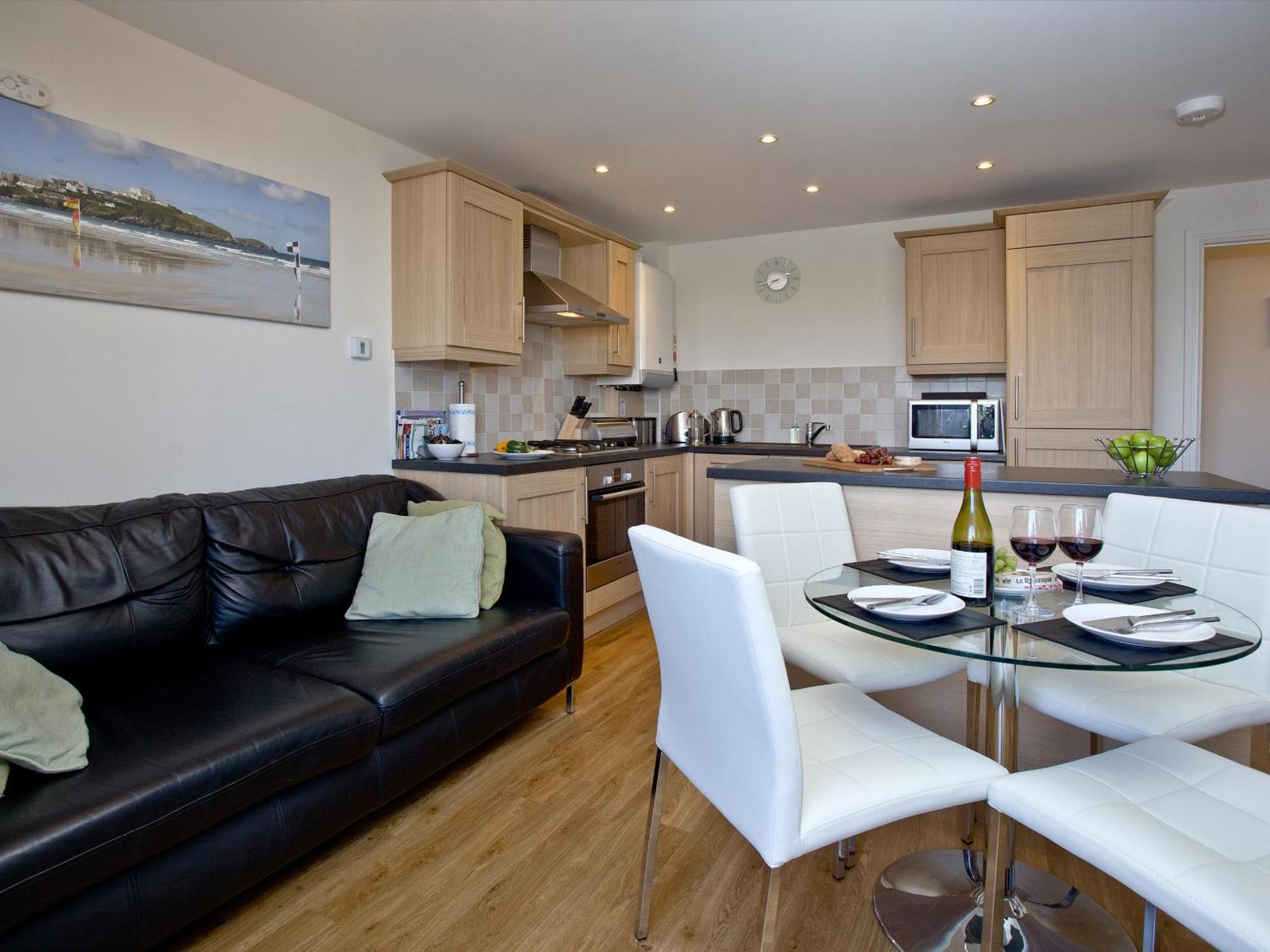 1 Harbour View Apartment Newquay  Bagian luar foto